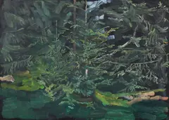 Constantin Flondor, Brazi, 2008, ulei pe pânză