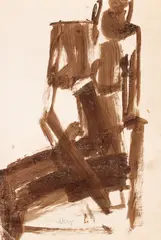 Nud by Napoleon Tiron, baiț pe hârtie, offered Jul 2025