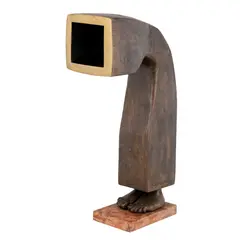 Coajă de om by Mircea Roman, bronz, sold Jul 2025