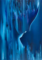 Cristina Savin, The Lost Kiss, 2025, ulei pe pânză