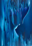 Cristina Savin, The Lost Kiss, 2025, ulei pe pânză