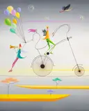 Mihai Glodeanu, Sunetul Zburătorului, 2025, ulei pe pânză