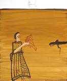 Sorin Ilfoveanu, Untitled (Purificare), 2019, acrilic pe pânză lipită pe placaj