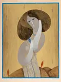 Samy Briss, Ochi albaștri, cromolitografie