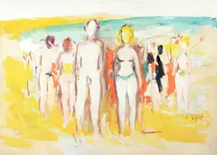 Plajă la 2 Mai by Vasile Grigore, ulei pe pânză, offered Jul 2025