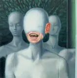 Vlad Paraschiv, Untitled (din seria Beauty Quest), 2022, ulei pe pânză