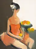 Corneliu Ionescu, Pomona, acrilic pe pânză