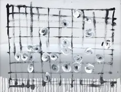Leonardo Silaghi, Untitled, ulei pe hârtie pânzată