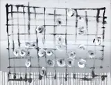 Leonardo Silaghi, Untitled, ulei pe hârtie pânzată