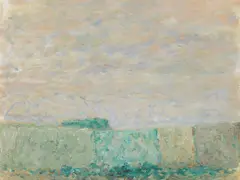 Țarină by Paul Gherasim, 2008, ulei pe carton, sold Jul 2025
