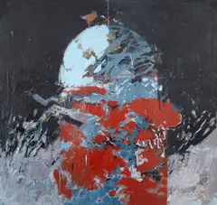 Corneliu Vasilescu, Compoziție, 1981, ulei pe pânză