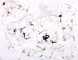 Aurel Cojan, Compoziție abstractă, 1993, acuarelă pe hârtie