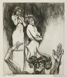 Marcel Chirnoagă, Feminitate, acvaforte și acvatintă