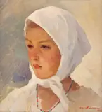 Honoriu Creţulescu, Țărăncuță cu basma albă