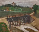 Theodor Pallady, Peisaj normand, ulei pe carton