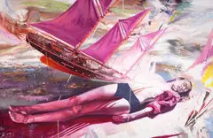 Remus Grecu, Summer dreaming, ulei pe pânză