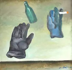 Repaos by Dan Hatmanu, ulei pe pânză, sold Jul 2025
