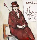 Lucian Liciu, La circ, ulei pe pânză