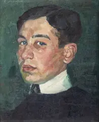 Ernst Honigberger, Portretul unui prieten, anii '30, ulei pe pânză