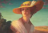 Eugen Urbanski de Neczuja, Eleganță, ulei pe carton