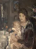 Aurel Naray, Maternitate, ulei pe pânză