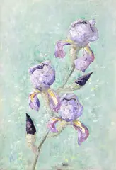 Iris by Mihai Sârbulescu, 2008, ulei pe pânză, sold Jul 2025