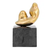 Nud întins by Marcel Guguianu, bronz, sold Jul 2025