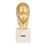 Chip de tânără by Marcel Guguianu, bronz, sold Jul 2025