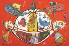 Cronos by Ștefan Pelmuș, 2014, ulei pe pânză, sold Jul 2025