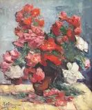 Ion Panteli Stanciu, Tufănele, 1947, ulei pe carton