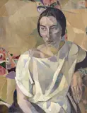 Nadia Bulighin, Portretul unei artiste, anii '20, ulei pe carton