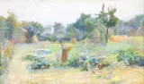 Samuel Mützner, În grădină la Giverny