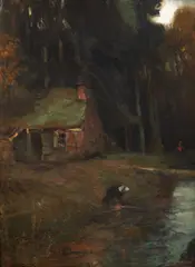 Mihail Simonidy, Căsuța vânătorului, anii '20, ulei pe lemn