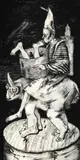 Ștefan Câlția, Noapte, 1987, tuş pe hârtie