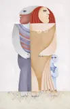 Samy Briss, Familie, guașă pe hârtie