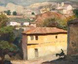Samuel Mützner, Măgăruș la Balcic, a doua jumătate a anilor '30, ulei pe pânză lipită pe carton