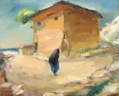 Francisc Șirato, Balcic, anii '30, ulei pe carton