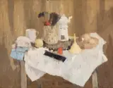 Paul Miracovici, Natură statică de atelier, anii '30, ulei pe carton