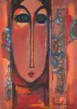 Georgi Kovachev-Grishata, Emerald Gaze, 1981, oil on canvas