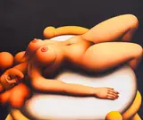 Dimiter Buyukliiski-Mitchi, The dream, 1993, oil on canvas