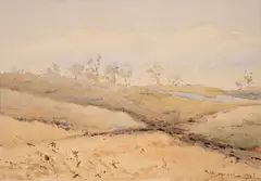 Konstantin Shtarkelov, A light breeze, 1921, watercolour on paper