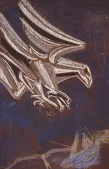 The catch by Atanas Yaranov, pastel on paper, sold Jun 2025
