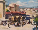 Nikola Tanev, The Market of Karlovo