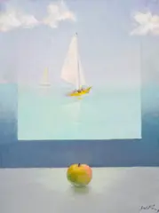Ivan Kirkov, Without a Shore, oil on canvas
