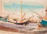 Dechko Uzunov, Harbor in Izmir (Smyrna)