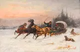 Konstantin Stoilov, Hunting scene