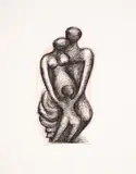 Boyan Raynov, Family, lithography