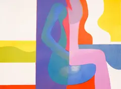 Georgi Daskalov, Abstract figure, chromolithography