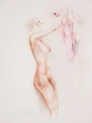Luben Dimanov, Motherhood, 1988, pastel on paper