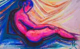 Yoan Leviev, Boudoir, pastel on cardboard